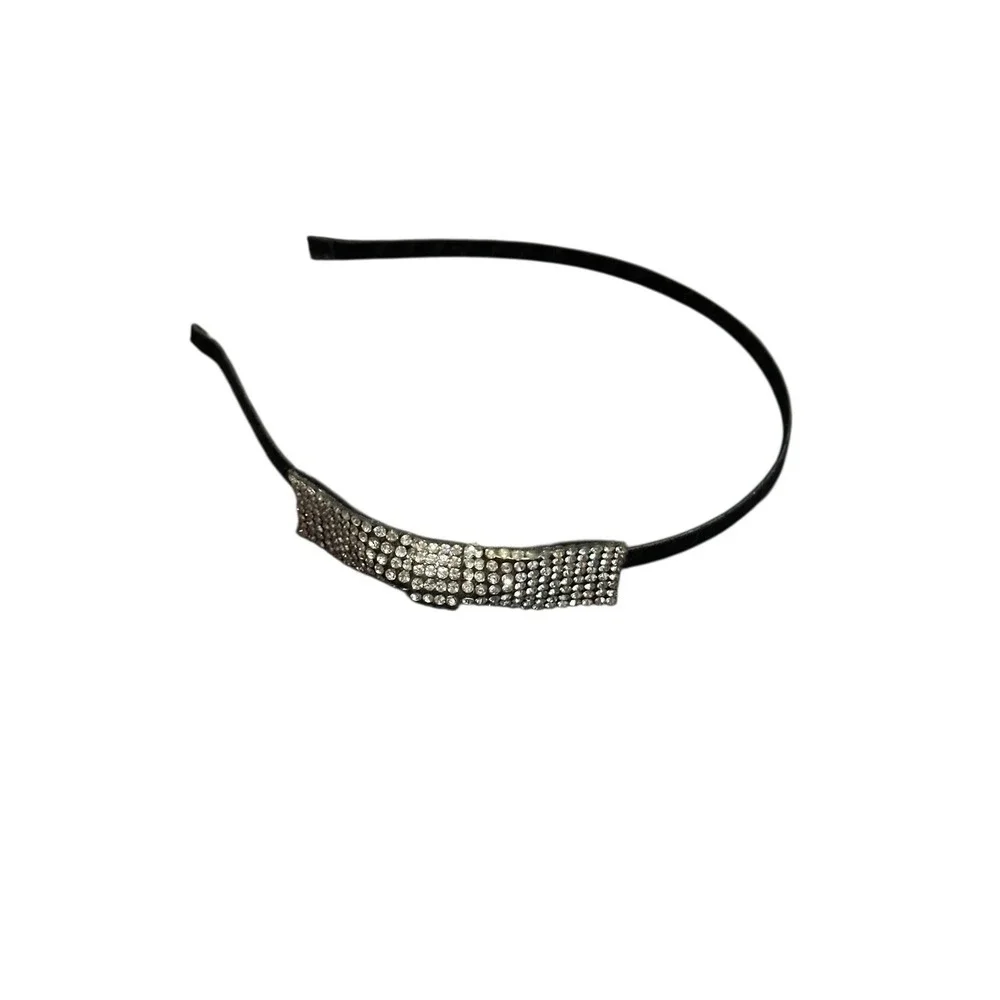 NEW girls‎ headband accessories 1 piece silver bow